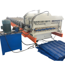 New type metal glazed tile roofing roll forming machinery price